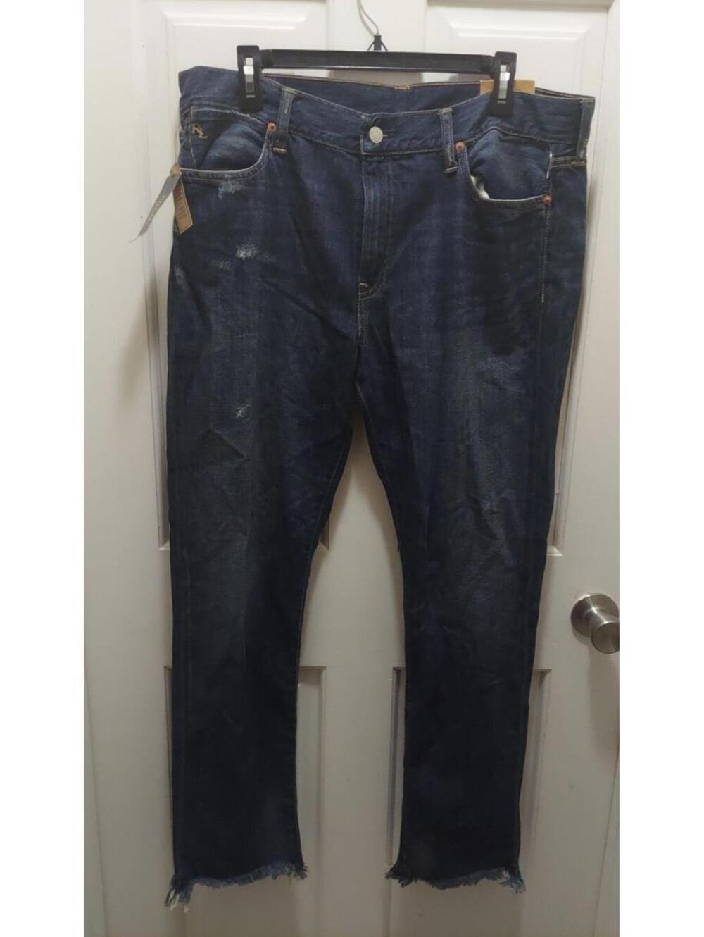 Sz 32 New Polo RL BF Boyfriend blue Jeans